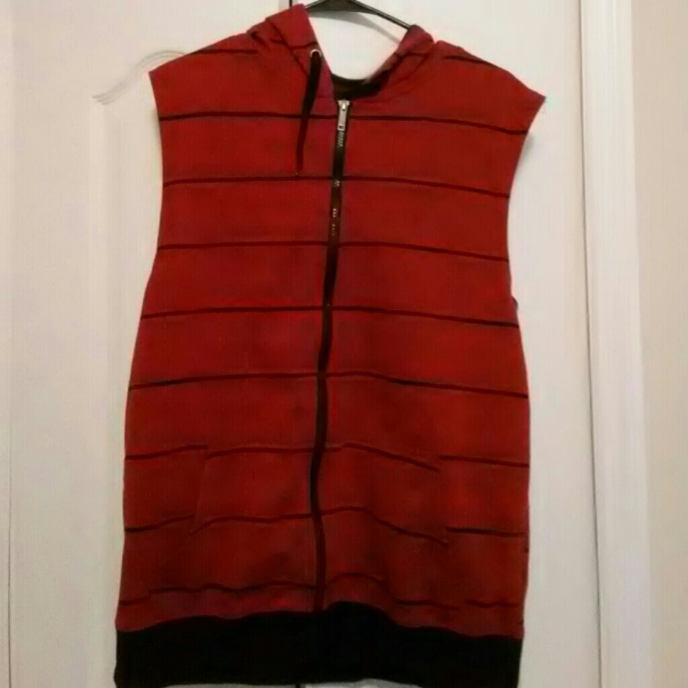 Mens sleeveless hoodie