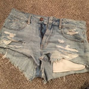 American eagle jean shorts