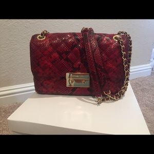 Michael Kors Red Sloan Crossbody/shoulder bag