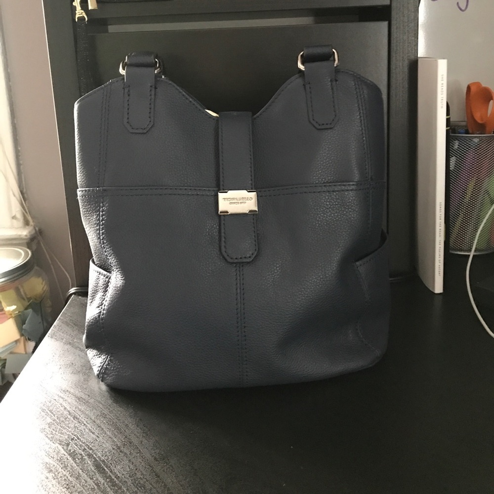 Dark blue Tignanello purse