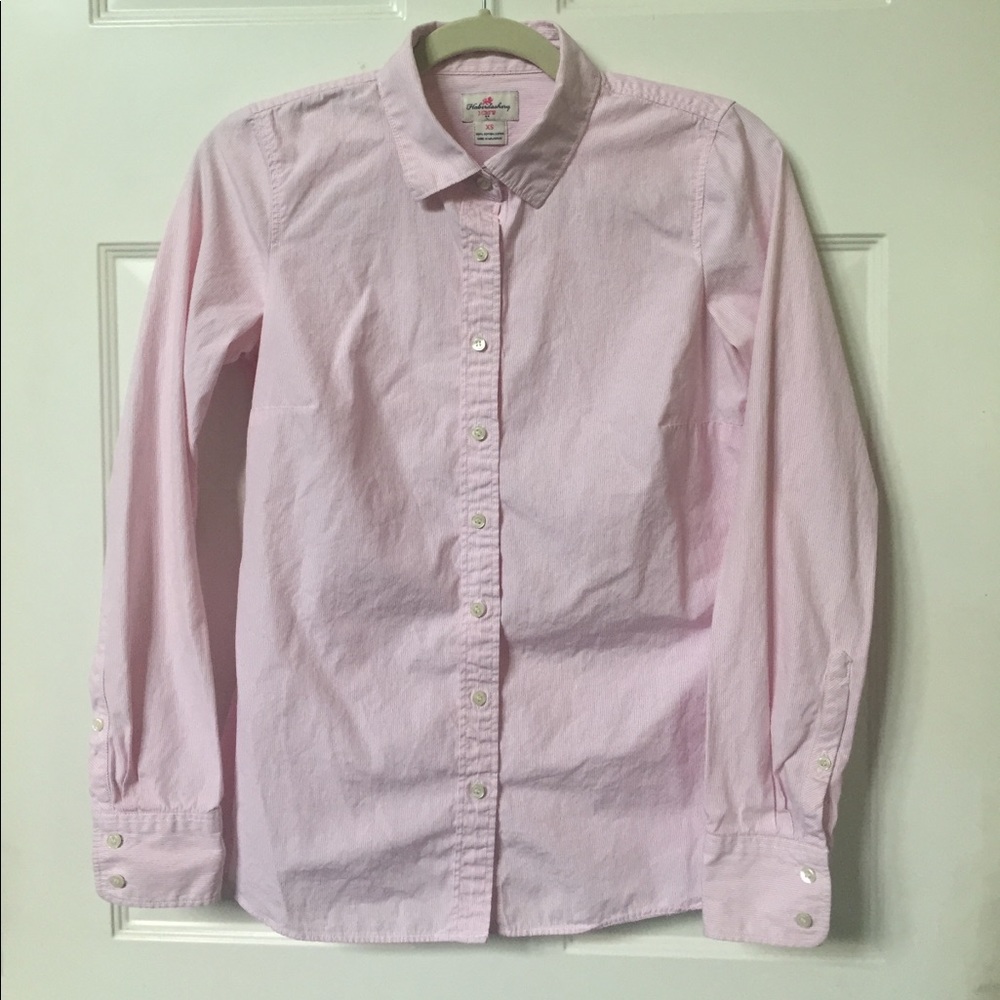 J.Crew Haberdashery XS Cotton Pink Button Up Shirt