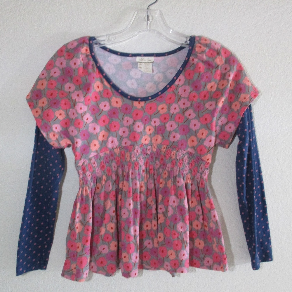 NEW Matilda Jane Girls sz 10 Rosey Trellis Tee Top