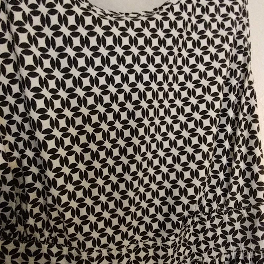 Fit and flare dot and diamond dress