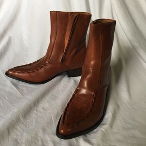 Cowboy ankle boots