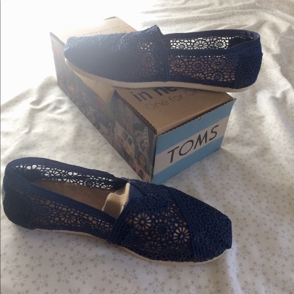 Toms: Classics Navy Crochet