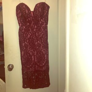 NEVER WORN..Havana Lace Strapless Dress..brand new