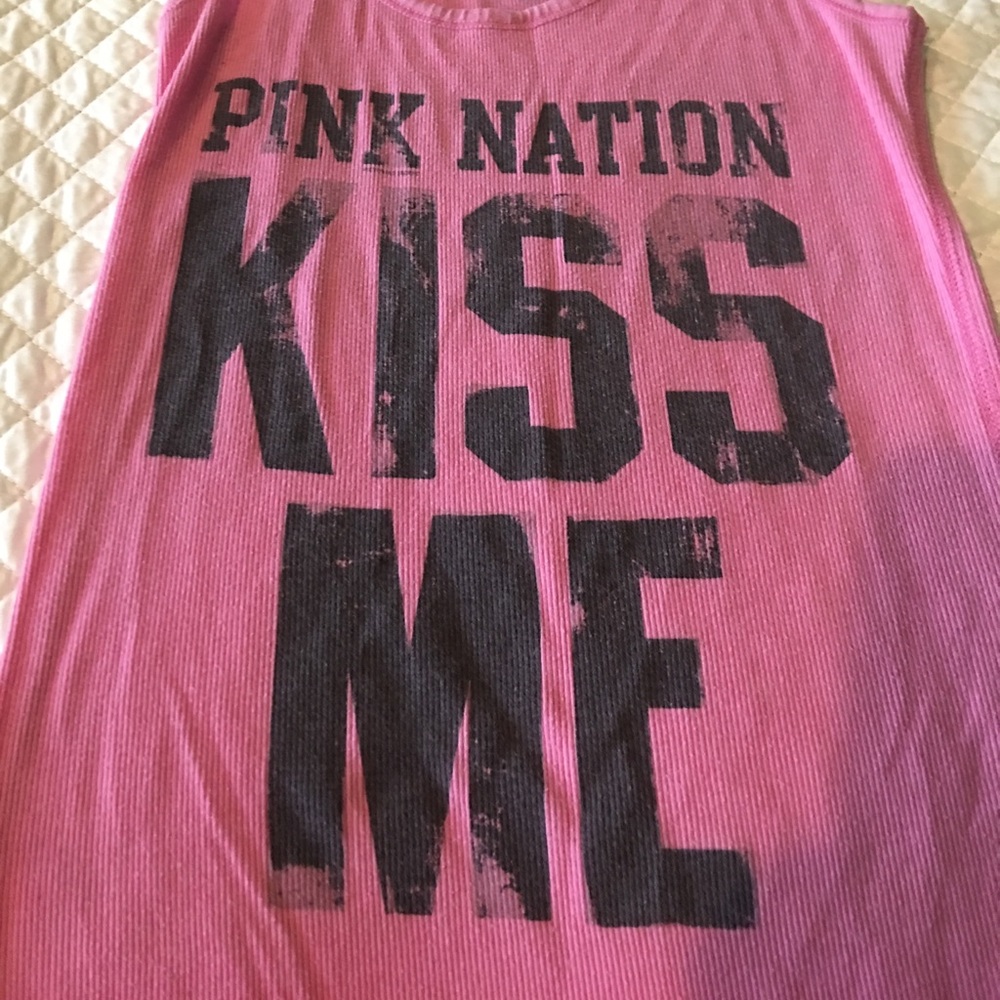 Pink tank top