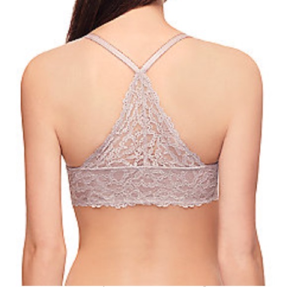 Front close lace racerback t-shirt bra - Picture 2 of 4