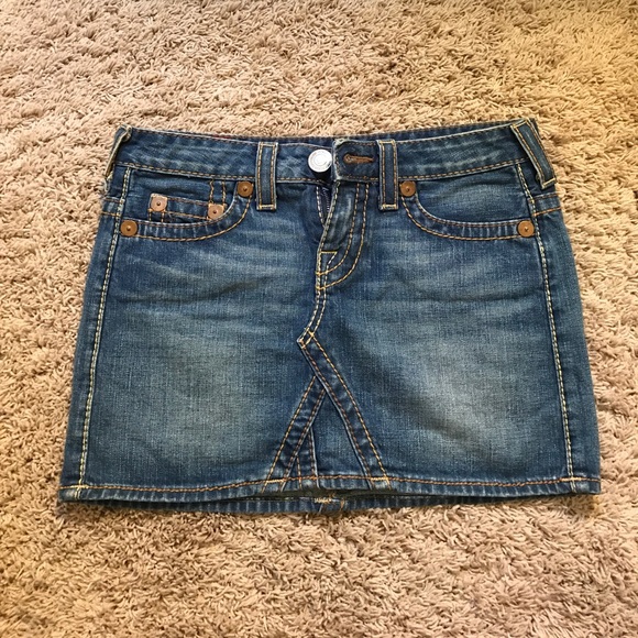 True Religion Dresses & Skirts - True Religion Denim Mini Skirt!