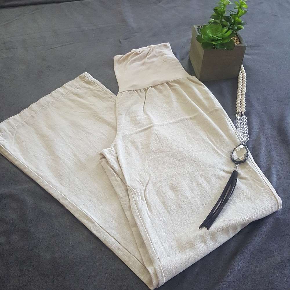 Womens Linen Dress Pants