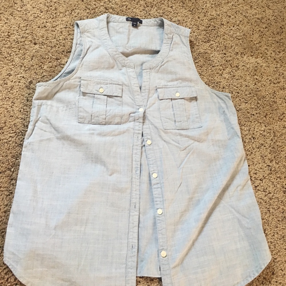 Gap Linen sleeveless top