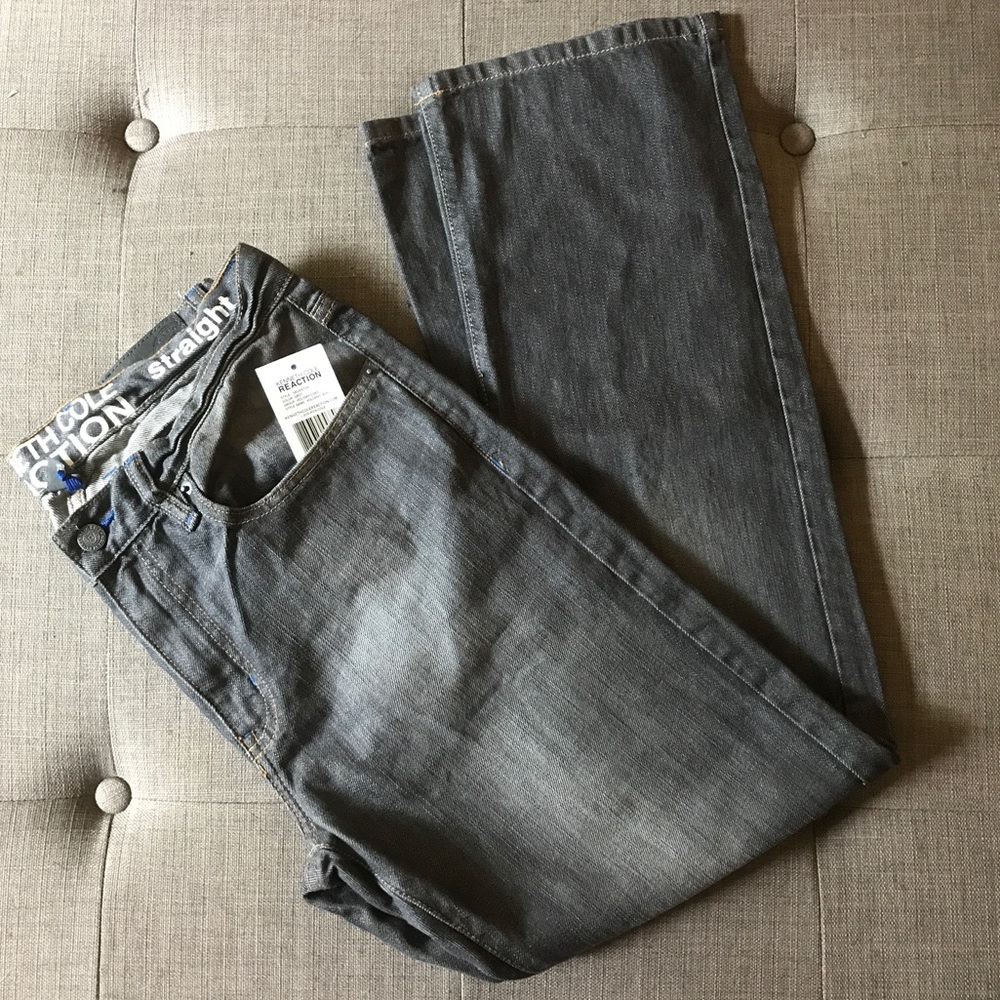 Men's Kenneth Cole Reaction Straight Jeans in Gray