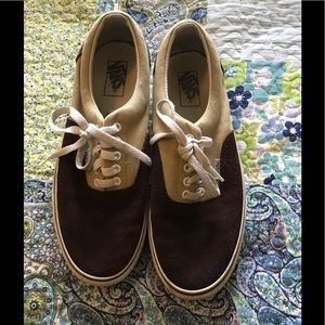Vans-Two Tone Espresso Khaki Brown Shoes!