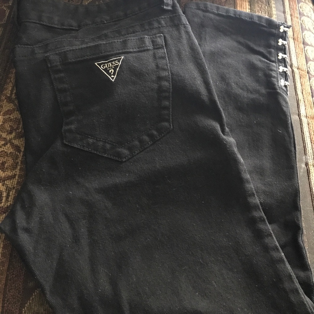 Guess black jeans 👖