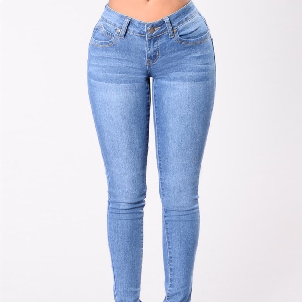 High Rise Medium Wash Jeans