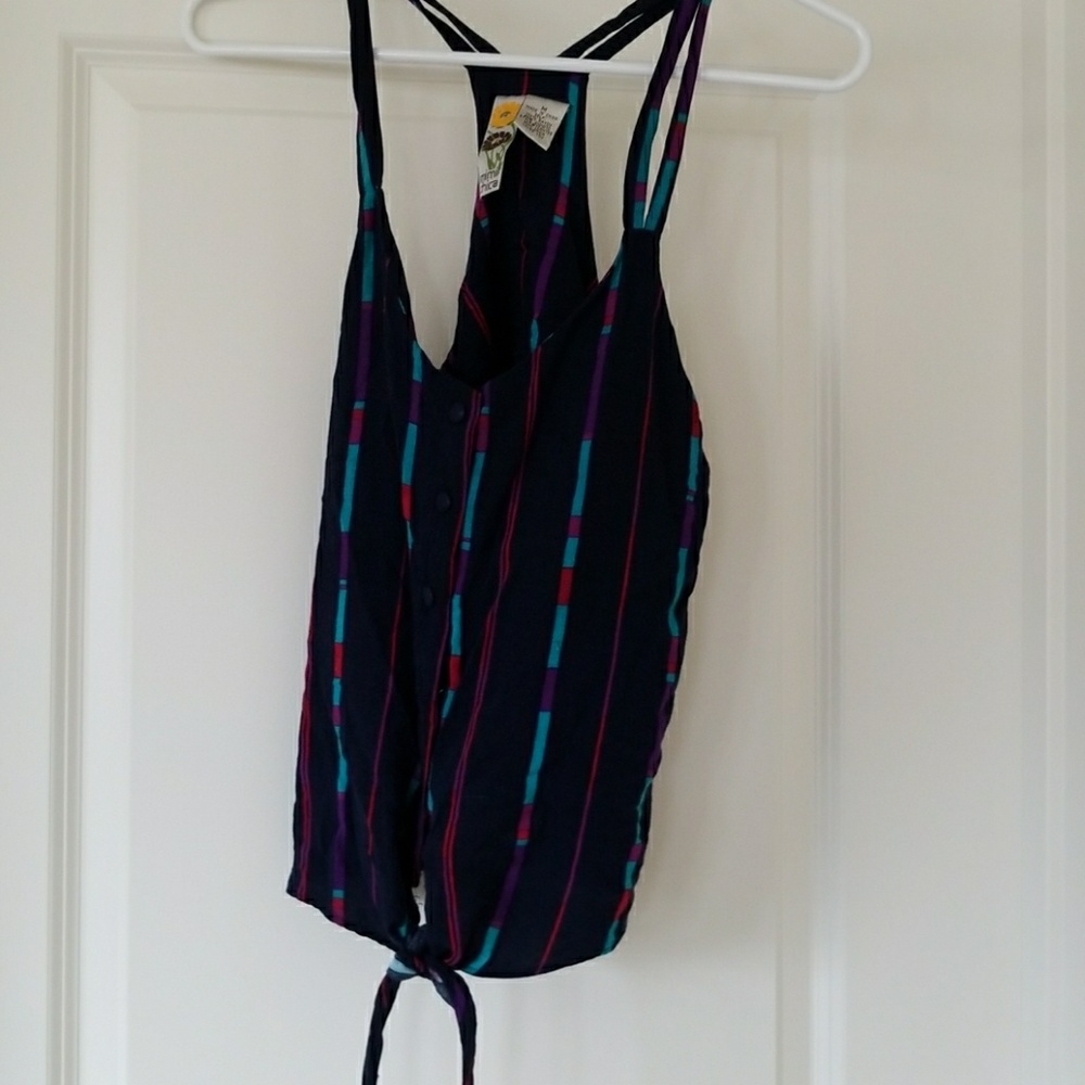 Crop blouse tank