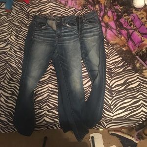 2 pairs AEO Jeans.