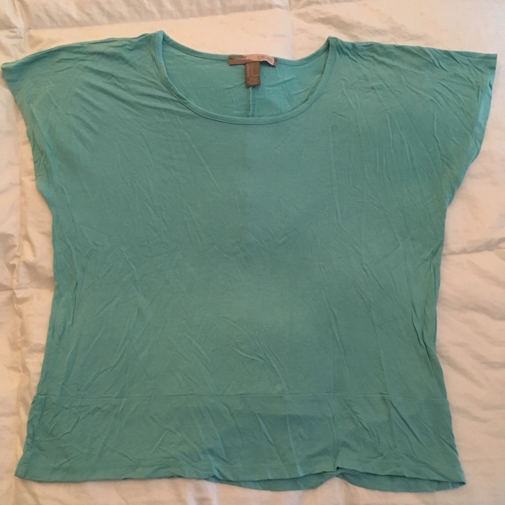 Forever 21 Turquoise T-Shirt