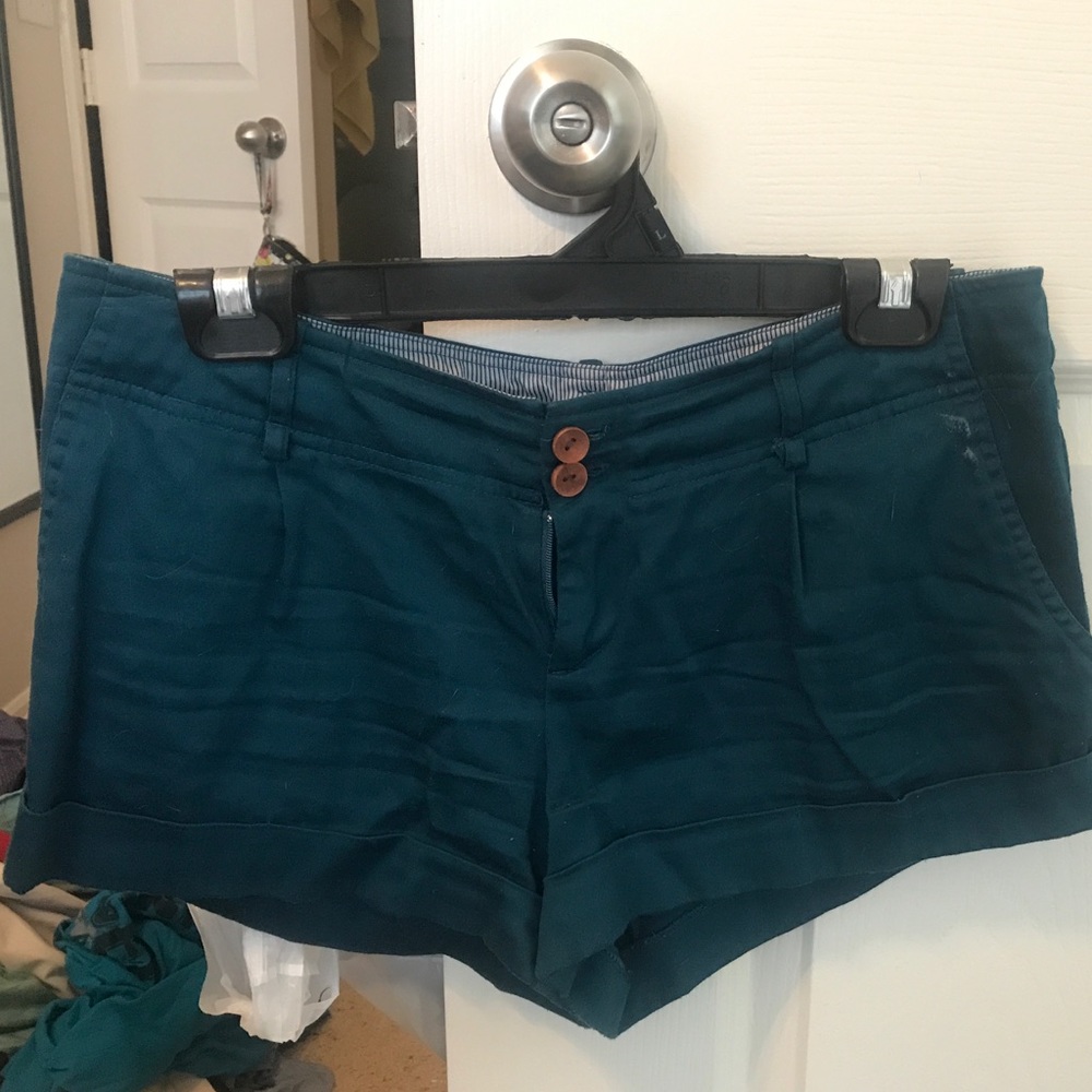 Dark green shorts