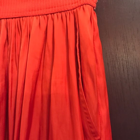 H&M Silky Orange Skirt - Picture 2 of 4
