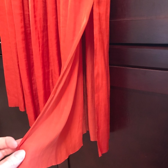 H&M Silky Orange Skirt - Picture 3 of 4