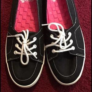 Vans surf sliders black size 9