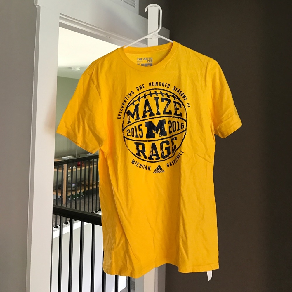 Adidas U of M "Maize Rage" T-Shirt