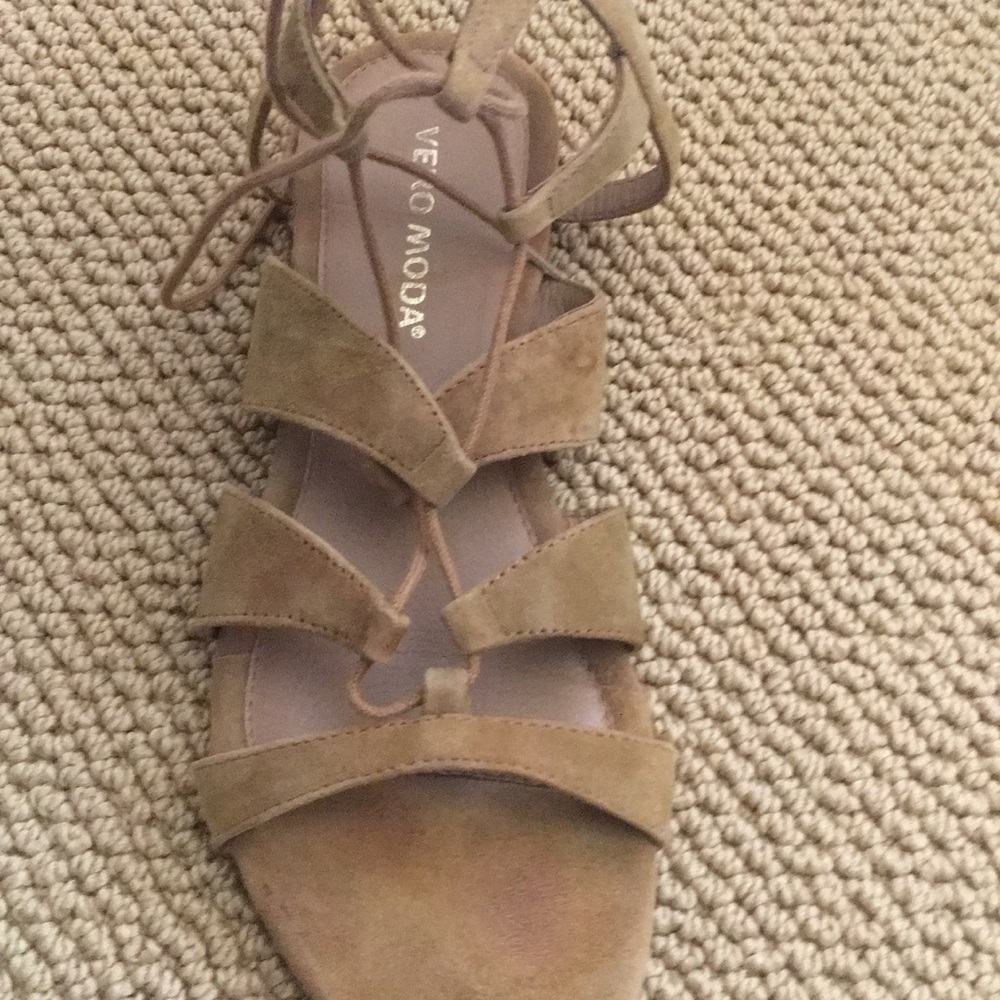 Short gladiator style sandals