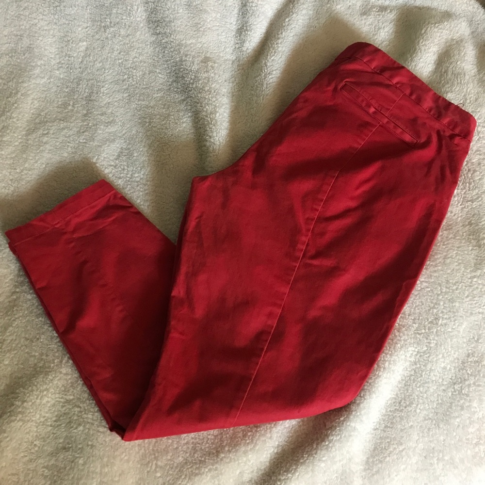 Ultra Skinny Pants Red GAP