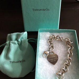 Tiffany Return to Tiffany Heart Tag Link Bracelet