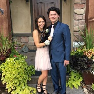 2 piece prom dress