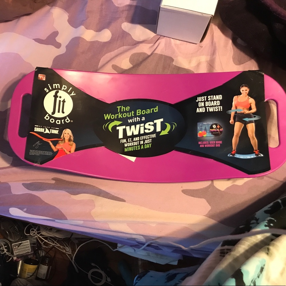 Simply fit board with user guide and workout dvd