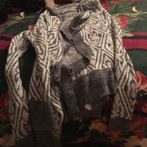 Abercrombie and Fitch wrap sweater