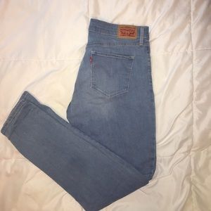 Shaping Skinny light blue wash jeans