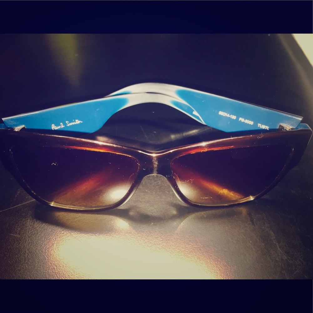 Paul smith brown and blue sunglasses