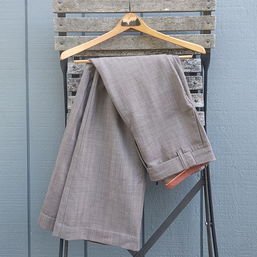 Gap wool herringbone slacks