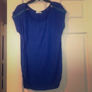 Royal blue top