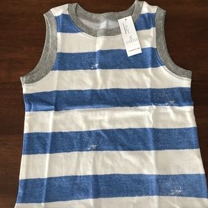 Blue & White Stripe Tank by Old Navy