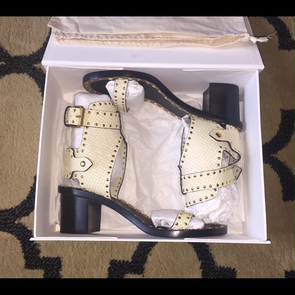 Isabel Marant "Jaeryn" Snake Effect Sandals - Picture 4 of 4