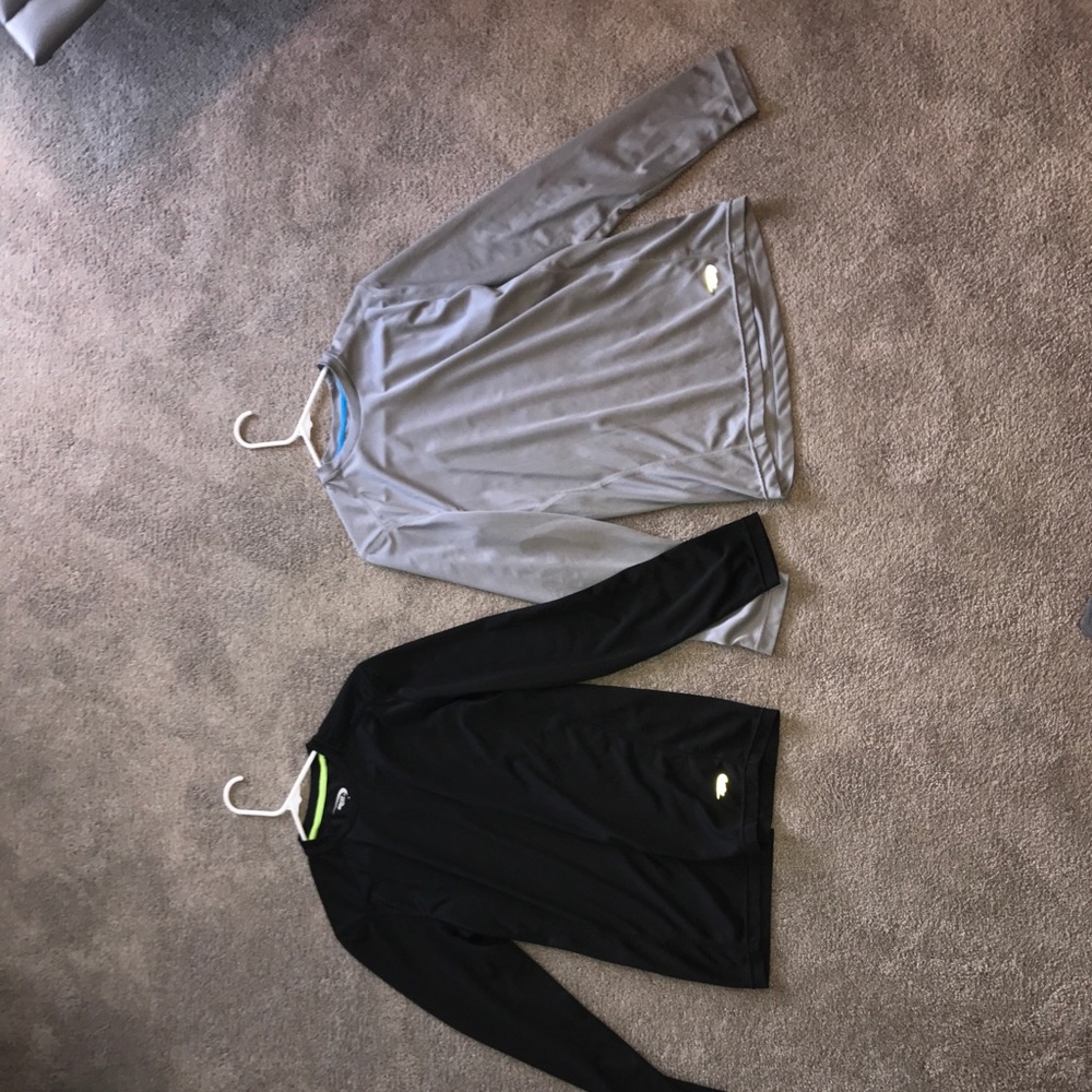 Set of two Long Sleeve Athletic T-Shirts
