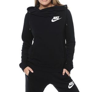 NIKE Pullover Rally Funnel Neck Hoodie Small nwt