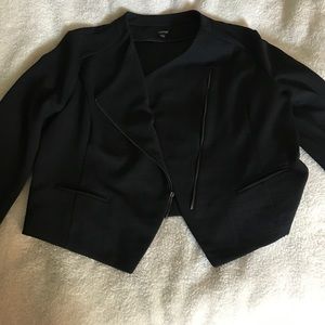 Black Biker Blazer by Apt 9