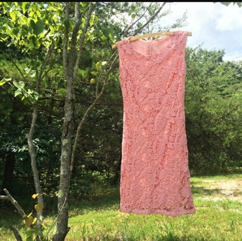 NWOT Alythea baby pink bodycon dress