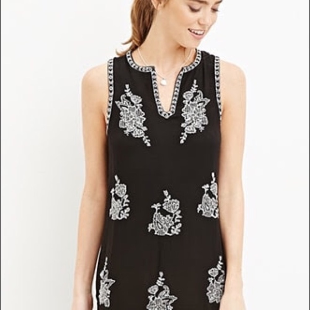 Embroidered Gauze dress