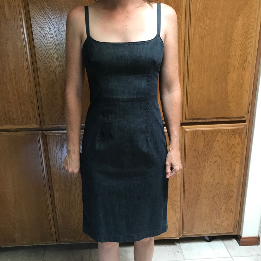 Theory denim mini dress