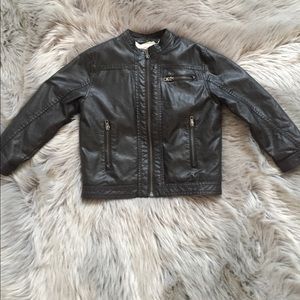 4-5 year old boys leather jacket H&M
