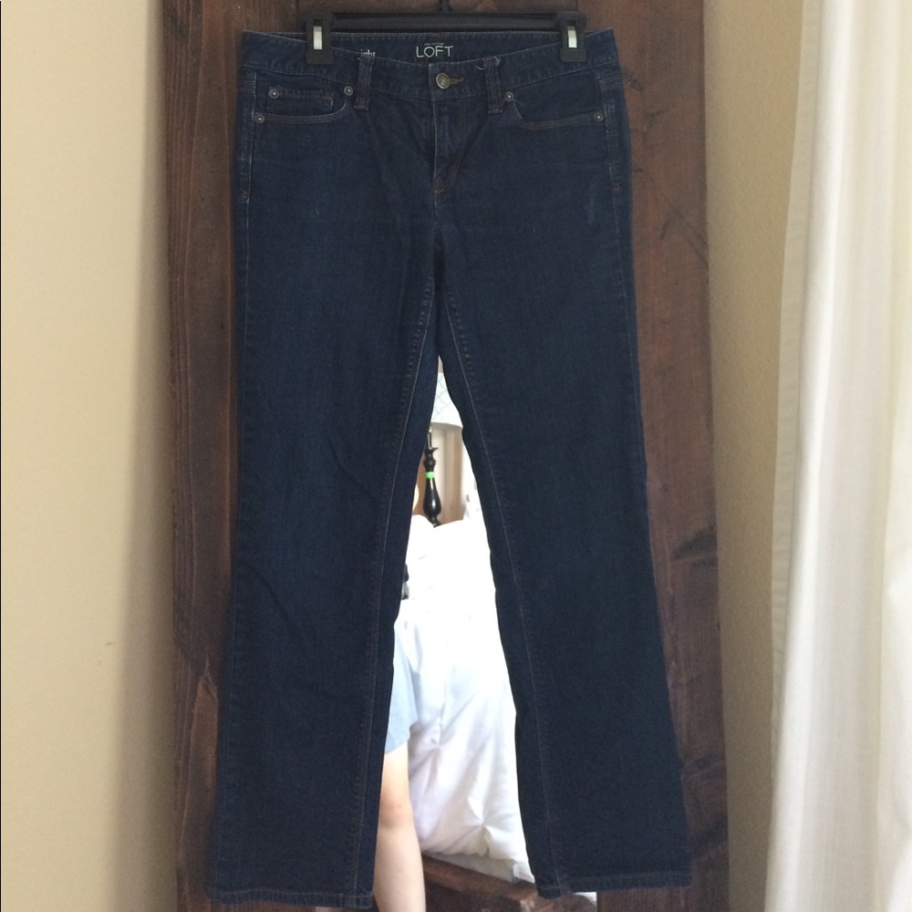 LOFT Modern Straight Jeans