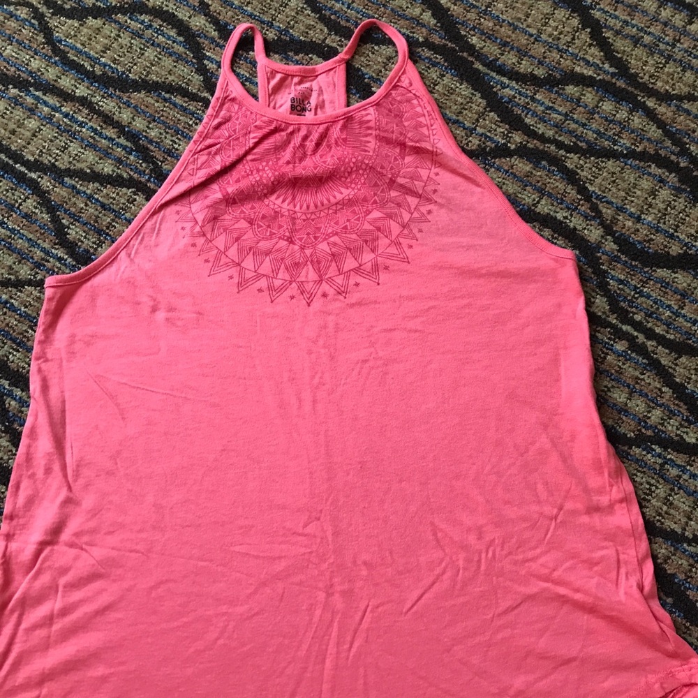 Billabong pink tank top