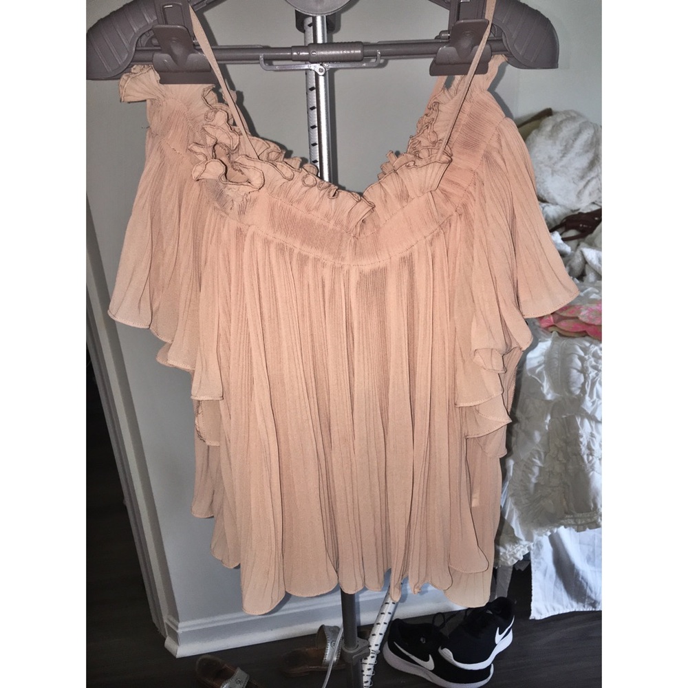 Endless Rose Dusty Pink Off the Shoulder Top - Picture 4 of 5