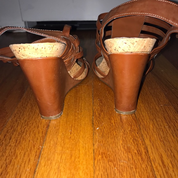 BCBG brown cork wedges - Picture 3 of 4